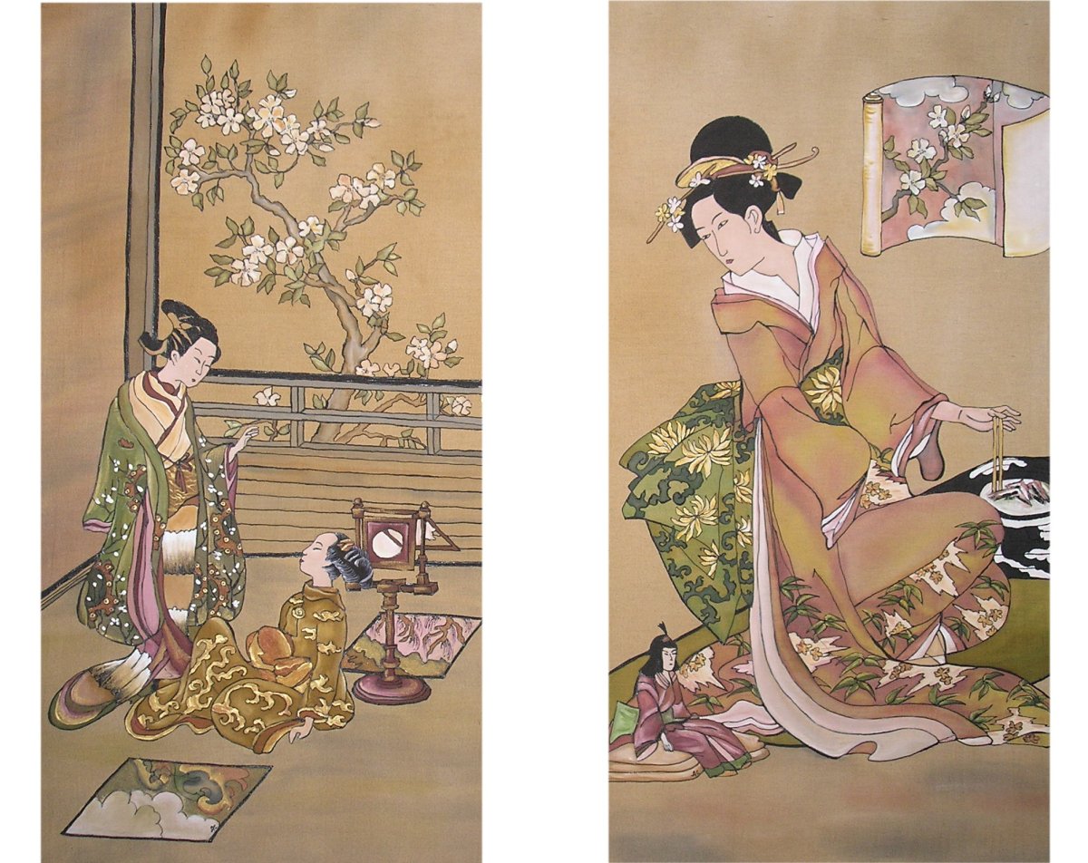 Декор стен в китайском стиле