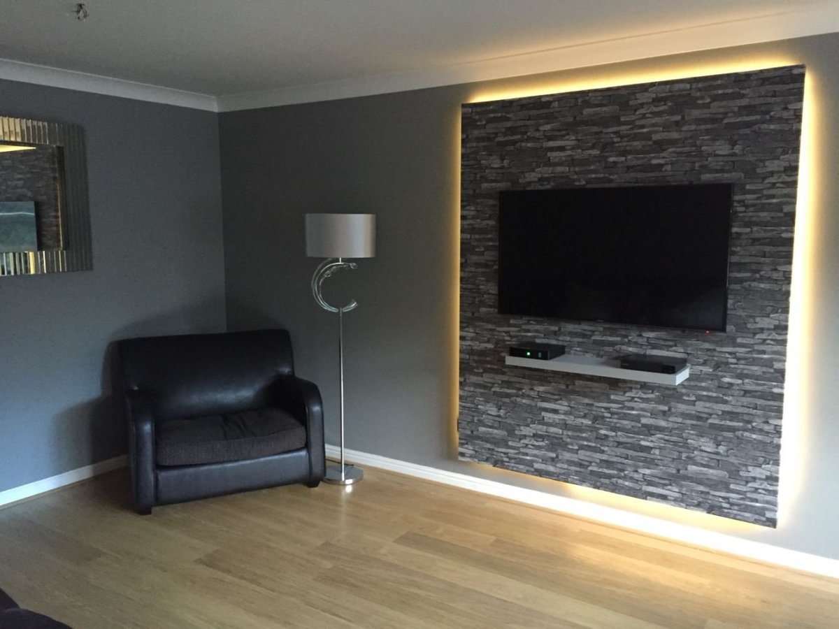 Подсветка для гостиной под телевизор