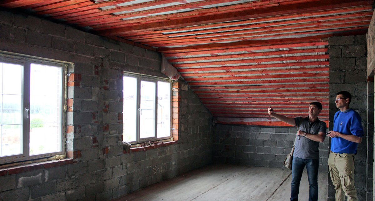 Сводчатый потолок лофт