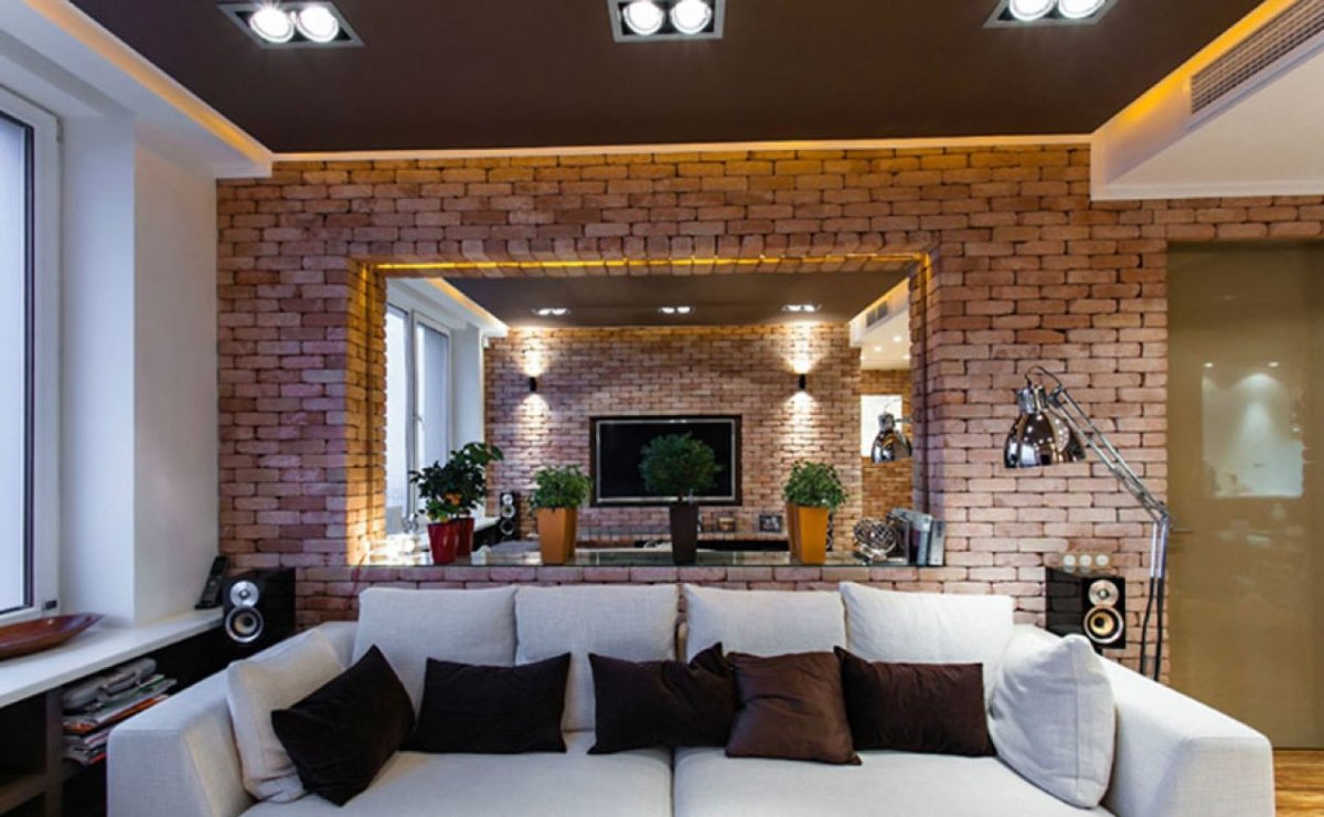 Кирпич амеро в интерьере