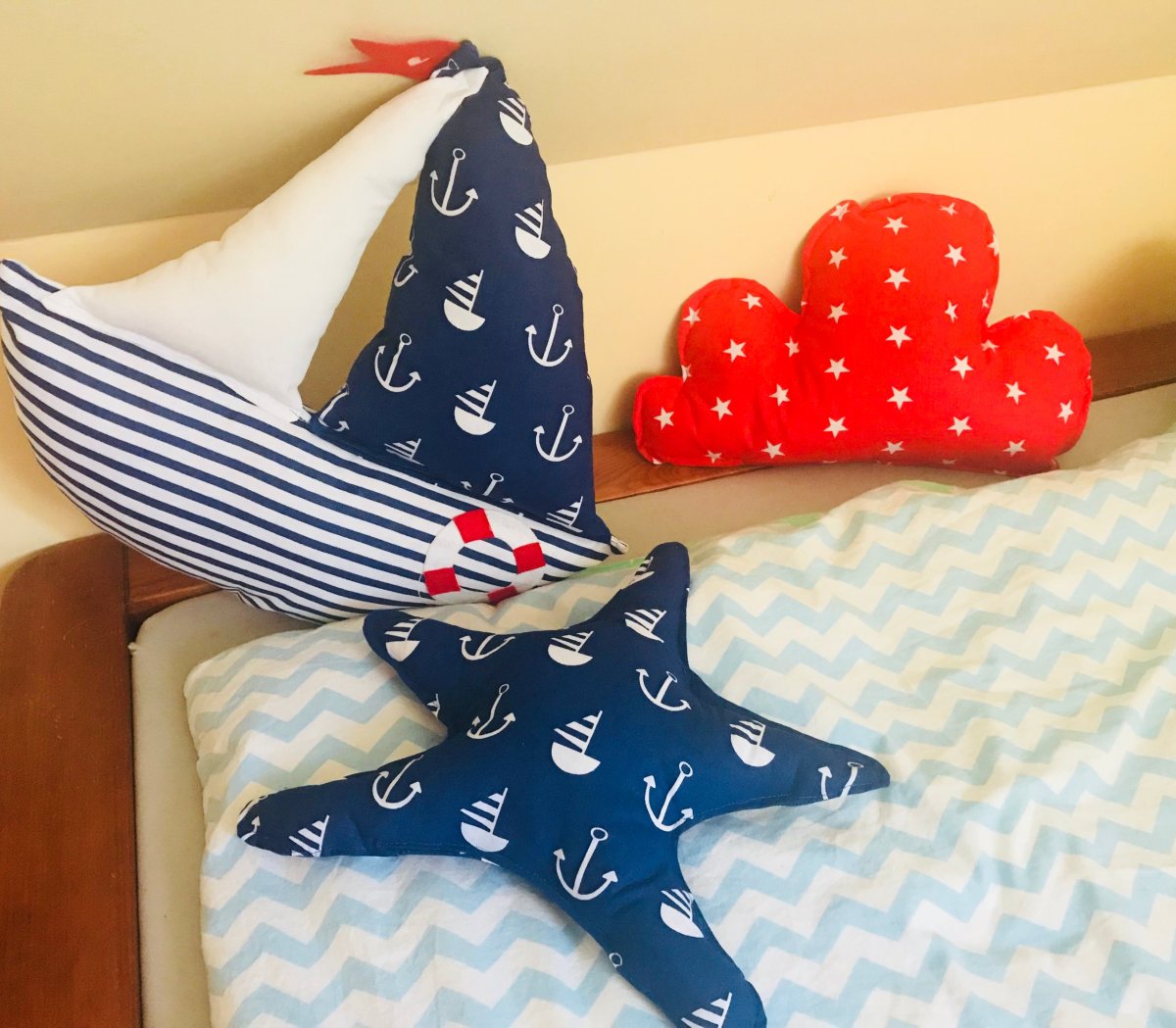 Краб подушка крючком