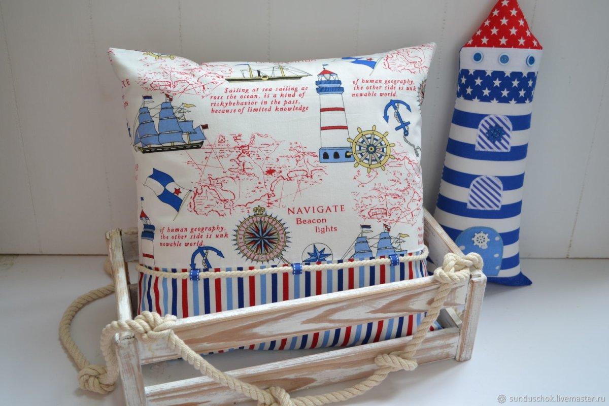 Подушки морская тематика