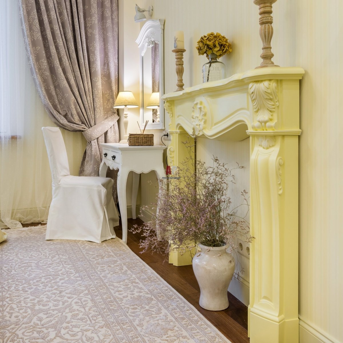 Будуарная комната в современном стиле