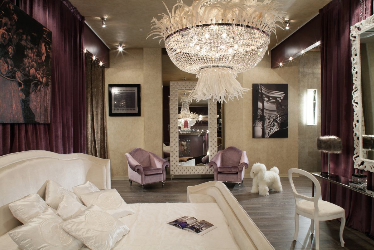 Гардеробная с дамским столиком