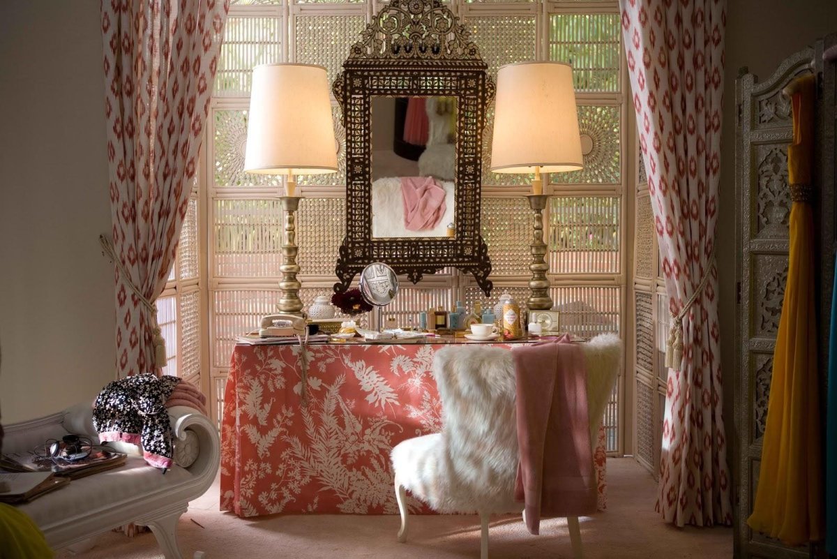 Шебби Шик туалетный столик интерьер