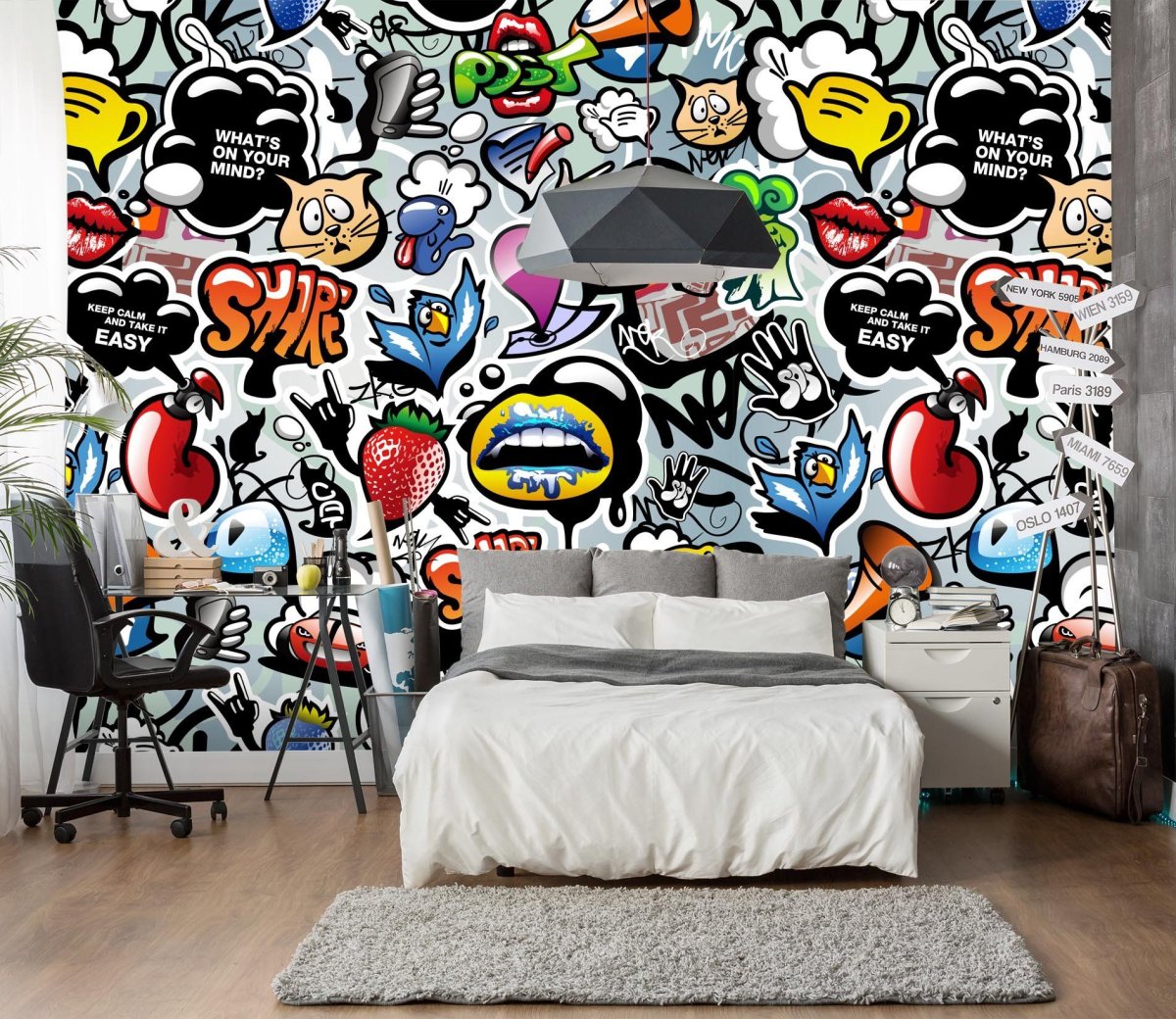 Стиль поп-арт в интерьере