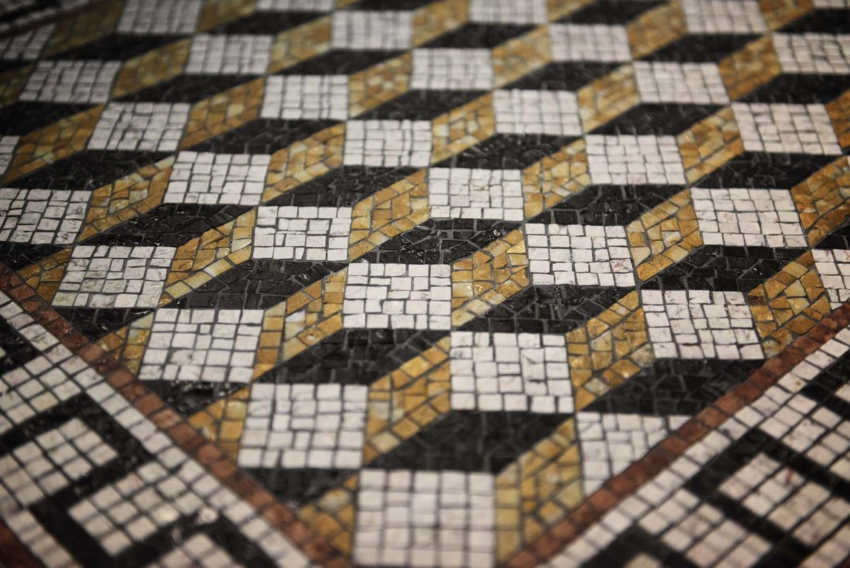 Мозаика из мрамора м009-20т