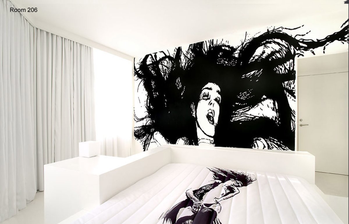 Арт рисунки на стенах в квартире