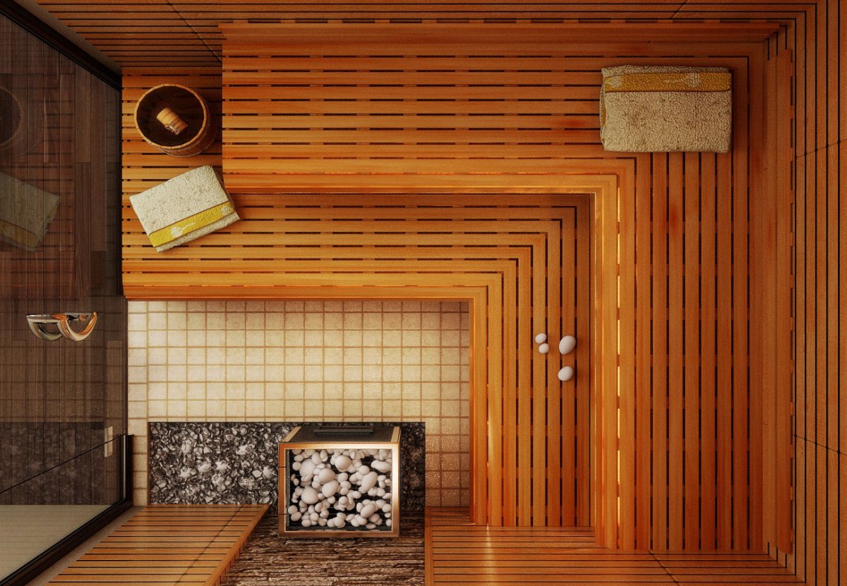 Кухня гостиная в бане