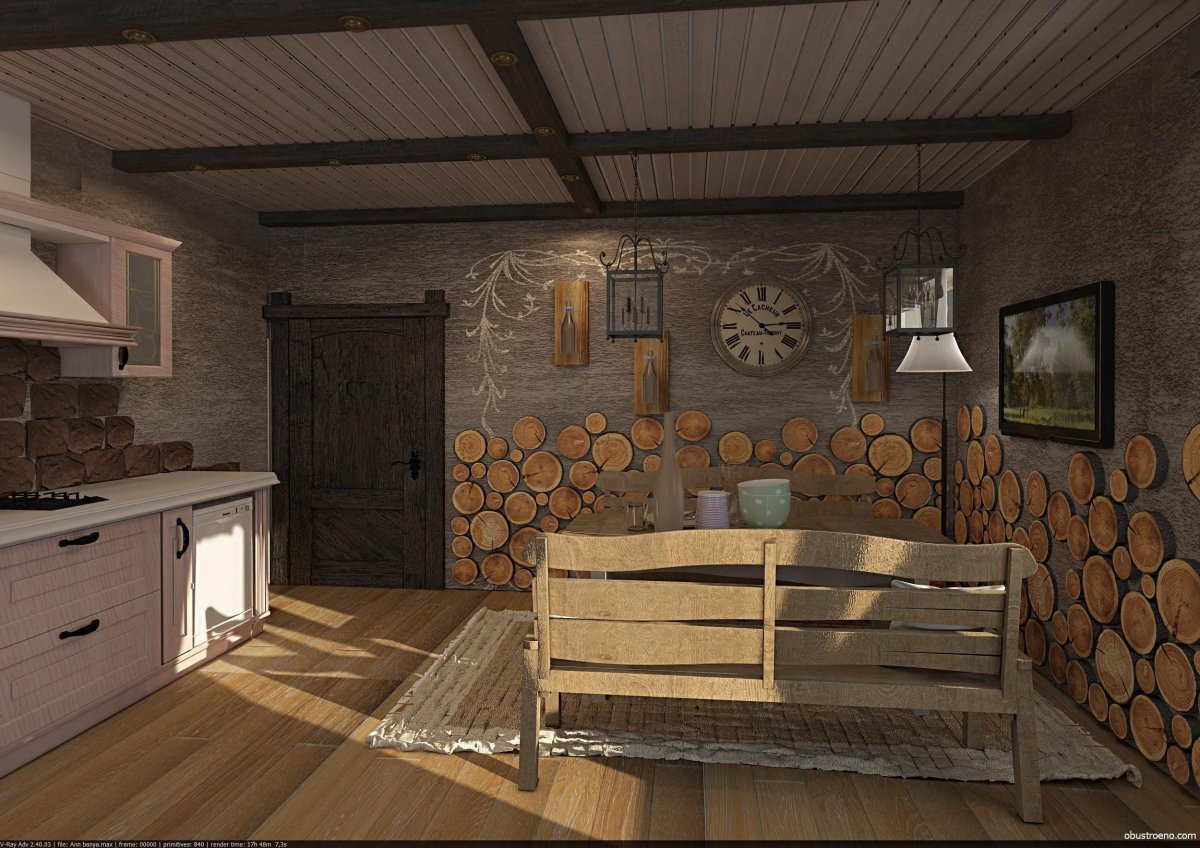 Зона отдыха в бане