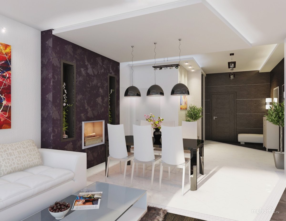 Обои для маленькой студии