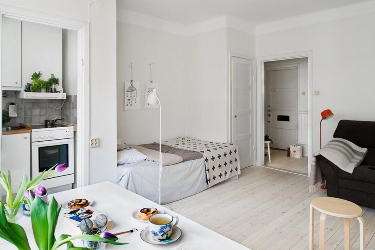 Кухня-гостиная 10 кв.м икеа