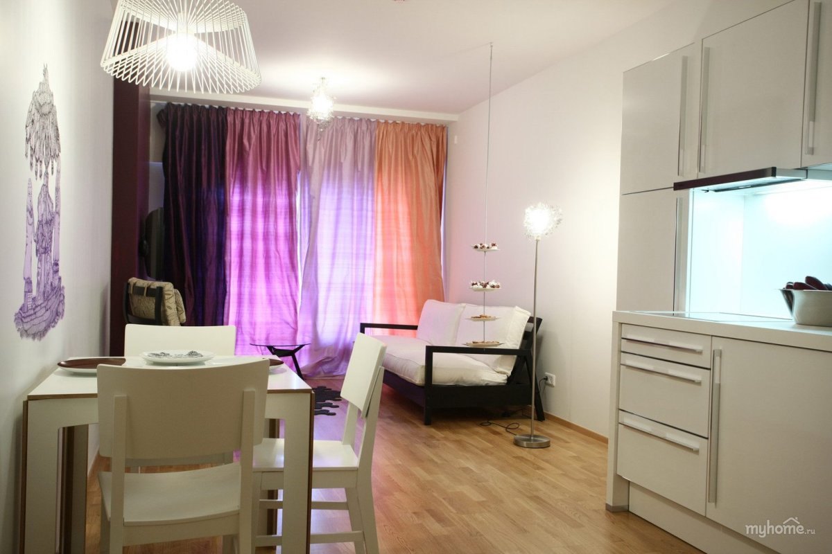 Организация пространства в однокомнатной квартире