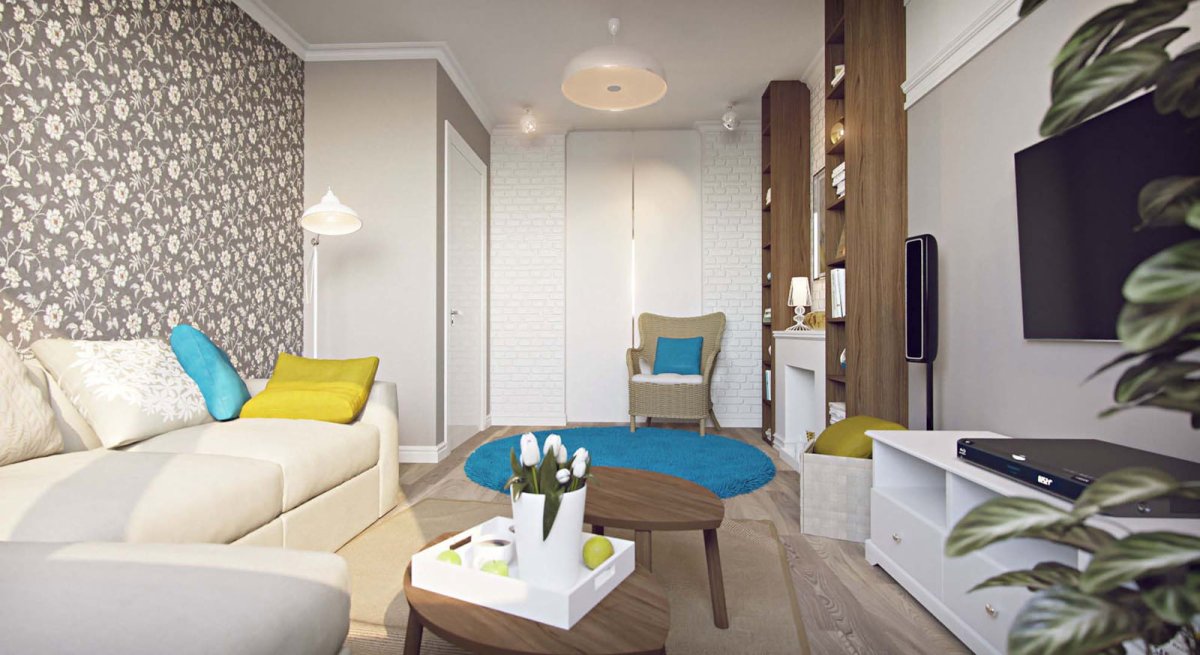 Обои для маленькой квартиры