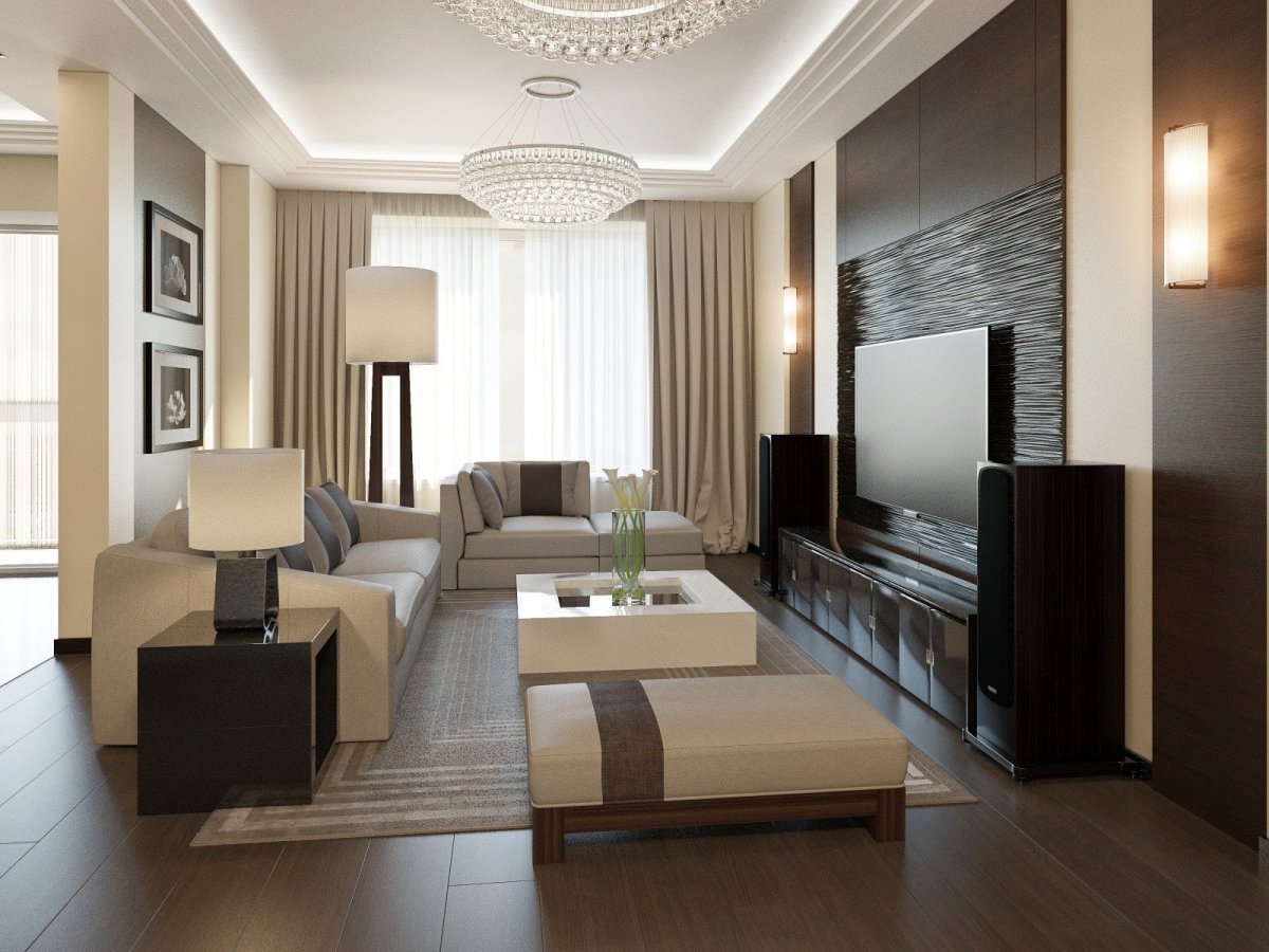 Проходная комната гостиная