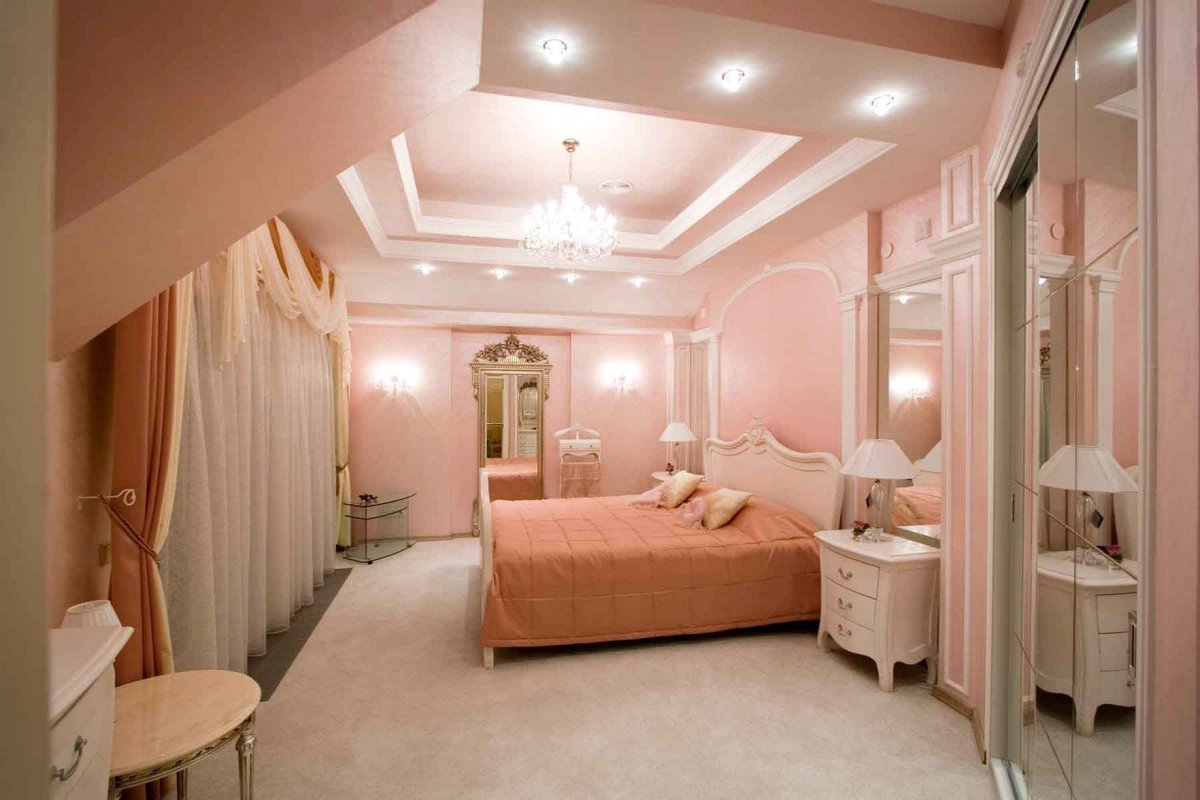 Персиковая комната для девочки