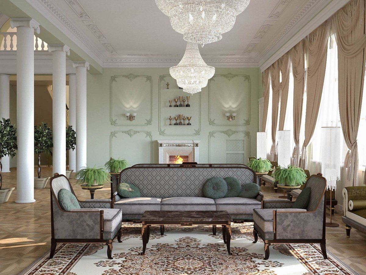 Сталинский Ампир интерьер кабинета