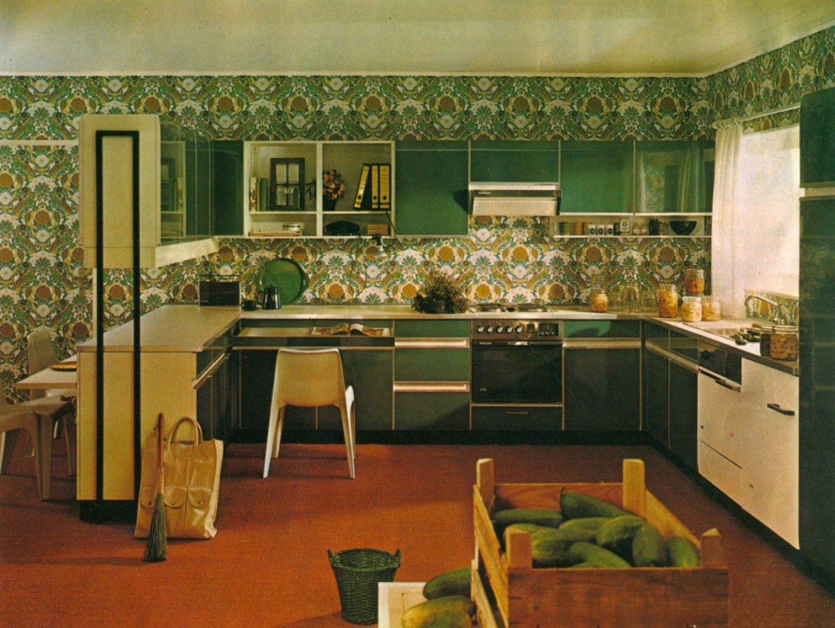 Модерн кухня 70е