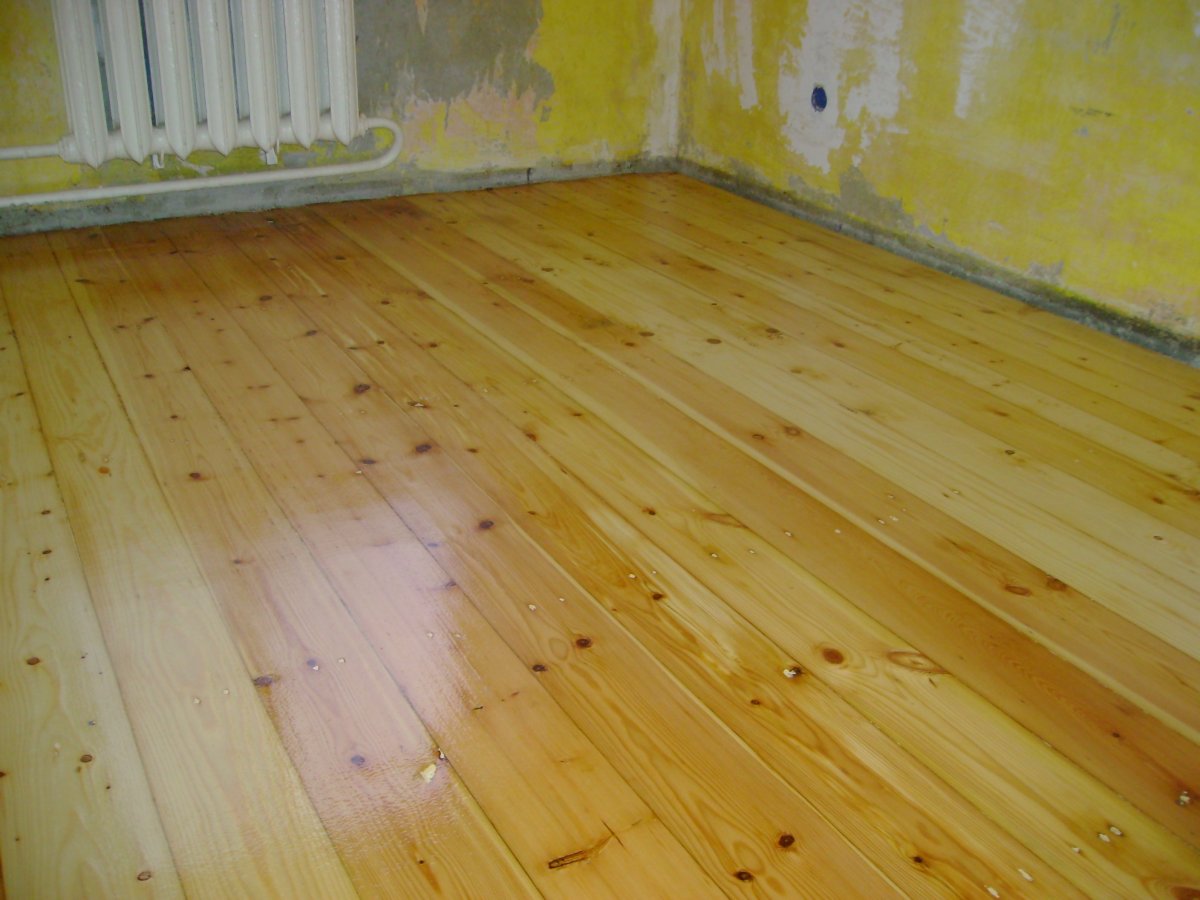 Деревянный пол в старой квартире
