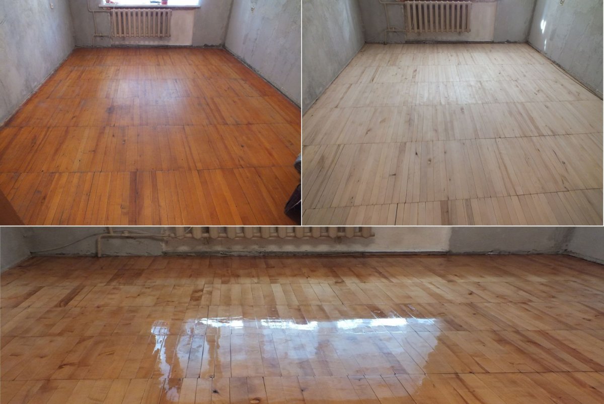 Восстановление деревянного пола