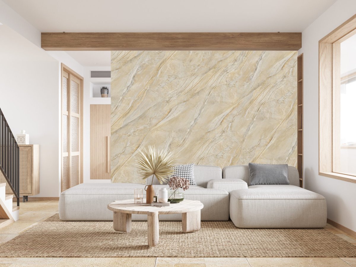 Гибкий мрамор в спальне