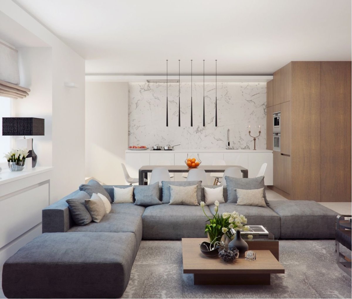 Гостиная в стиле Контемпорари