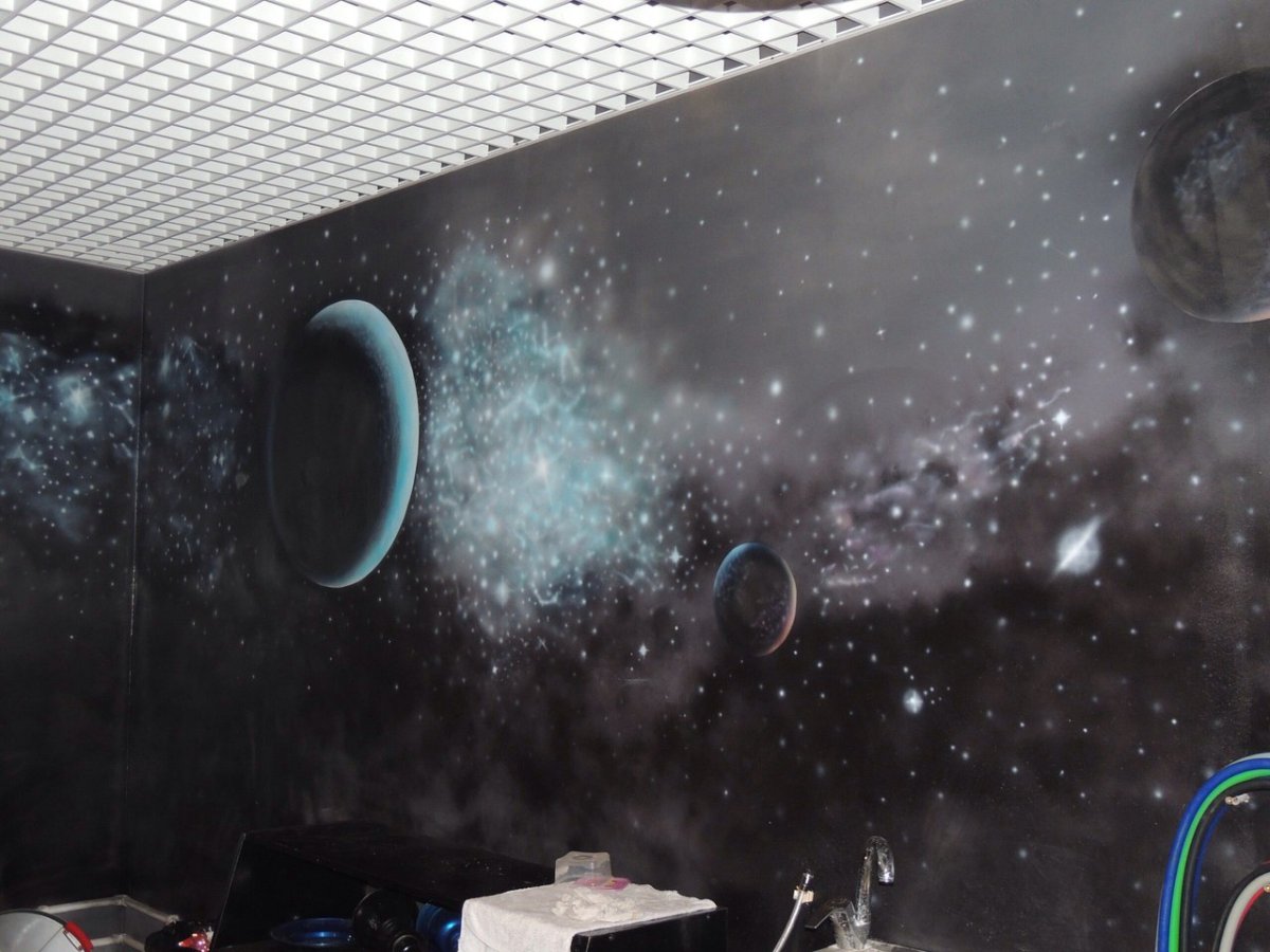 Кафе в космическом стиле