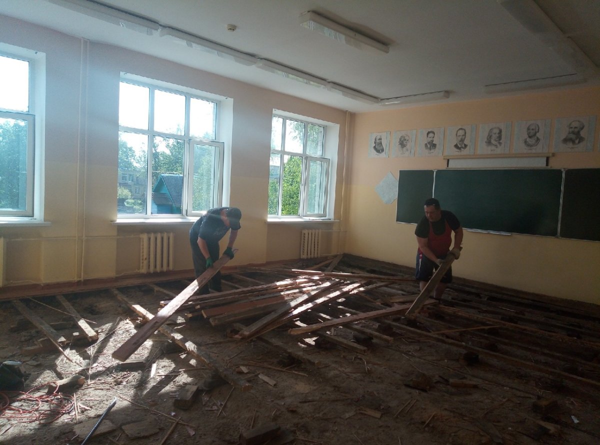 Пол в школе