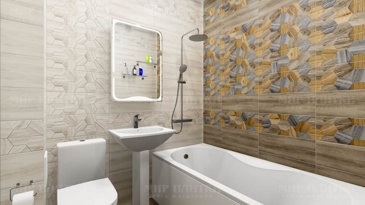 Керамин миф дерево коричневая 50х20 см 1,4 кв.м