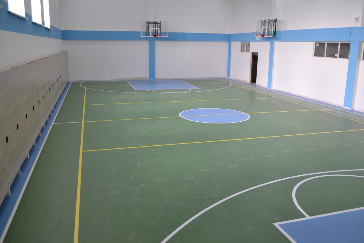 СОШ № 8 (спортплощадки, спортзал) Пушкино