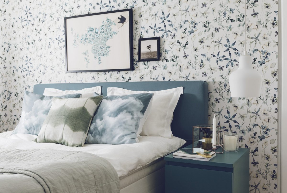 Шинуазри в интерьере спальни