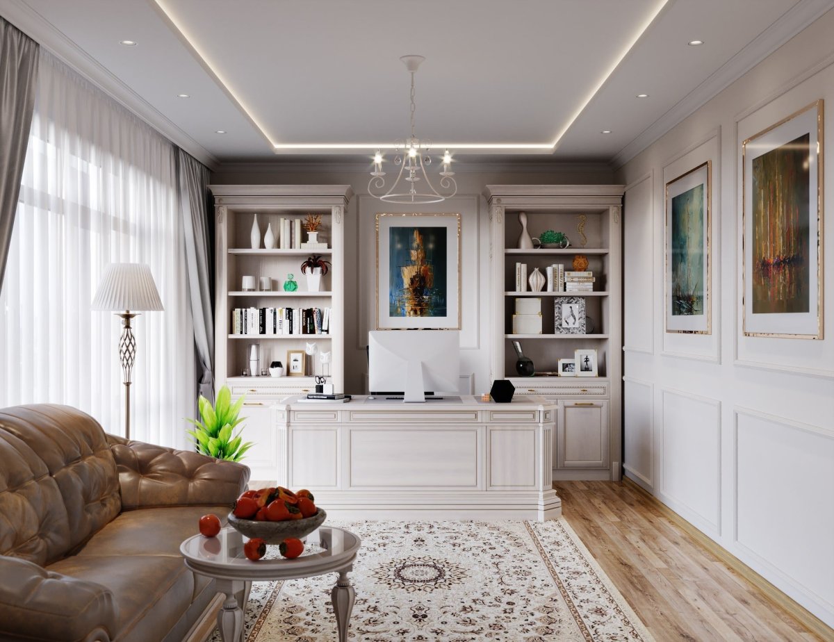 Шкаф Неоклассика белый