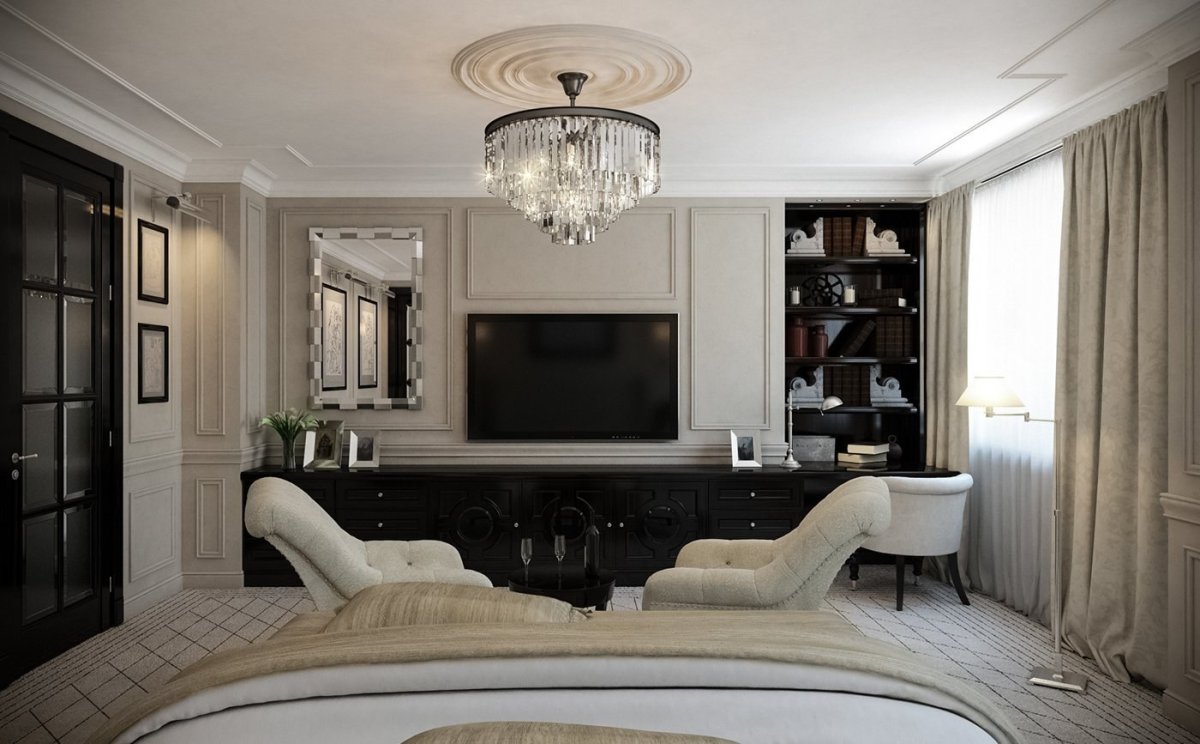 Неоклассика гостиная 52квадра