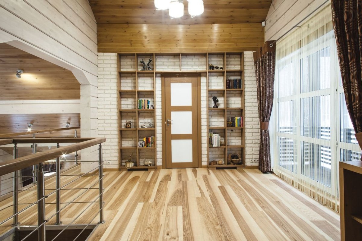 Клееный брус отделка