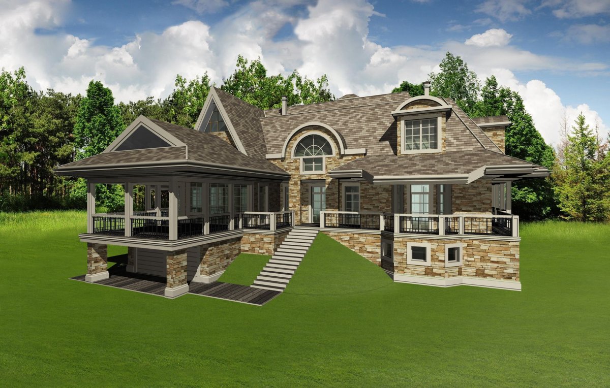 Веранда в английском стиле к дому