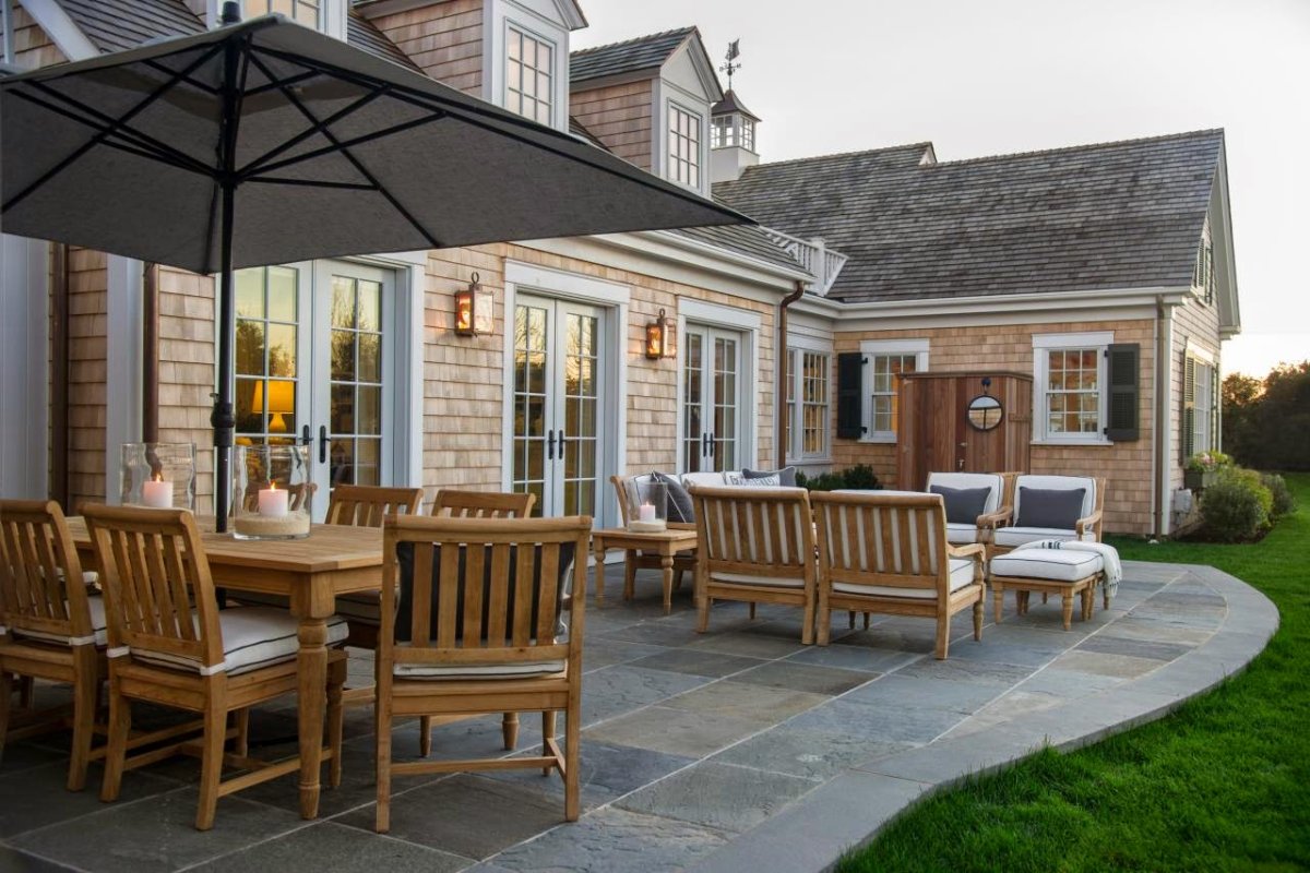 Патио в частном доме английский стиль