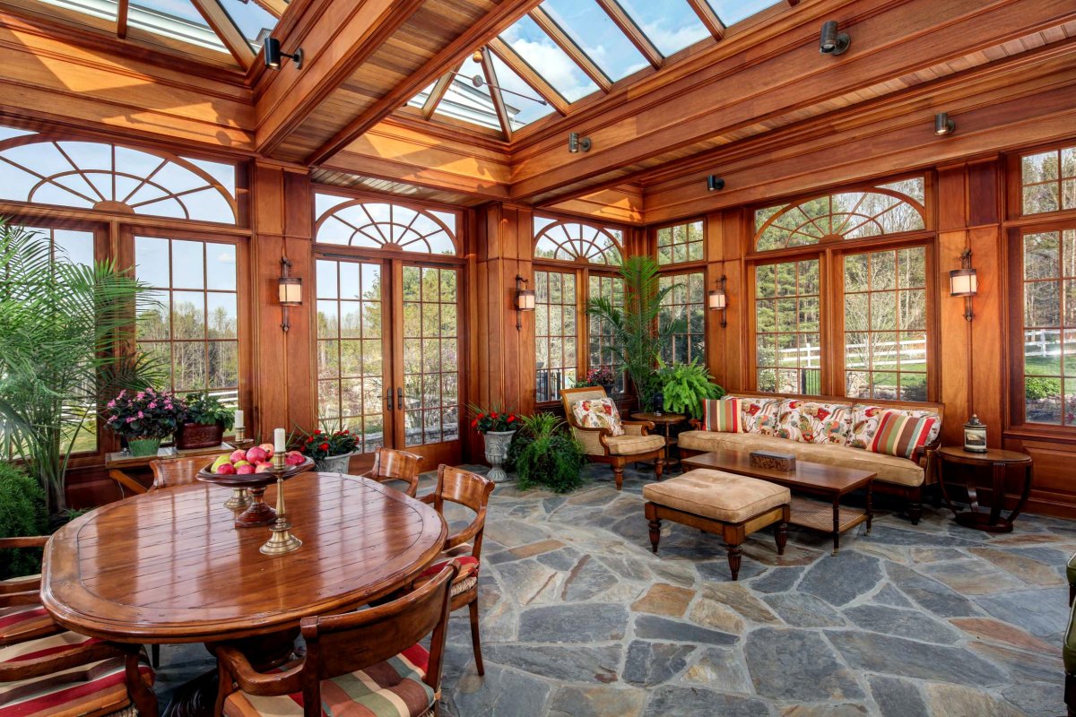 Терраса в классическом стиле