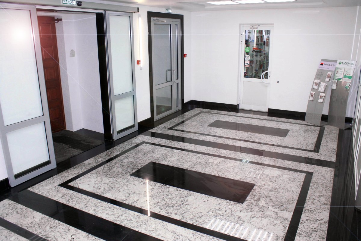 Гранитный пол в квартире