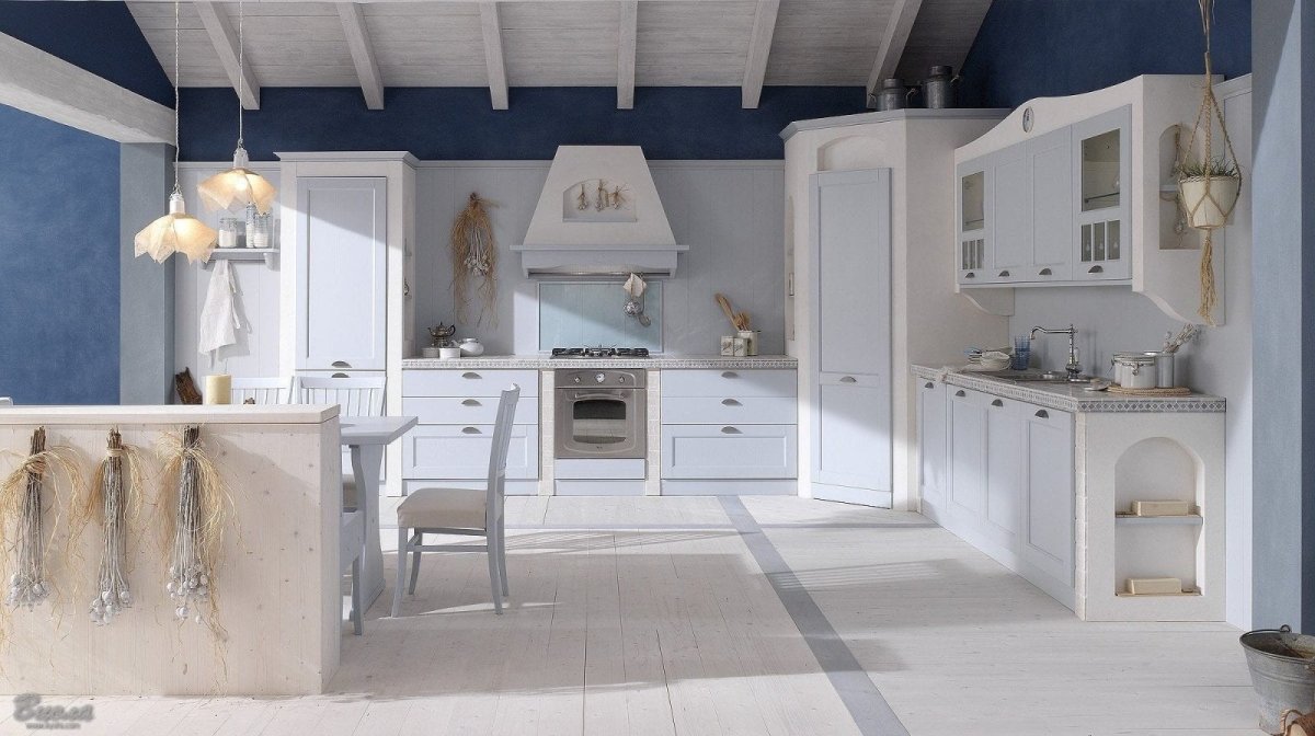 Средиземноморский стиль в интерьере кухни