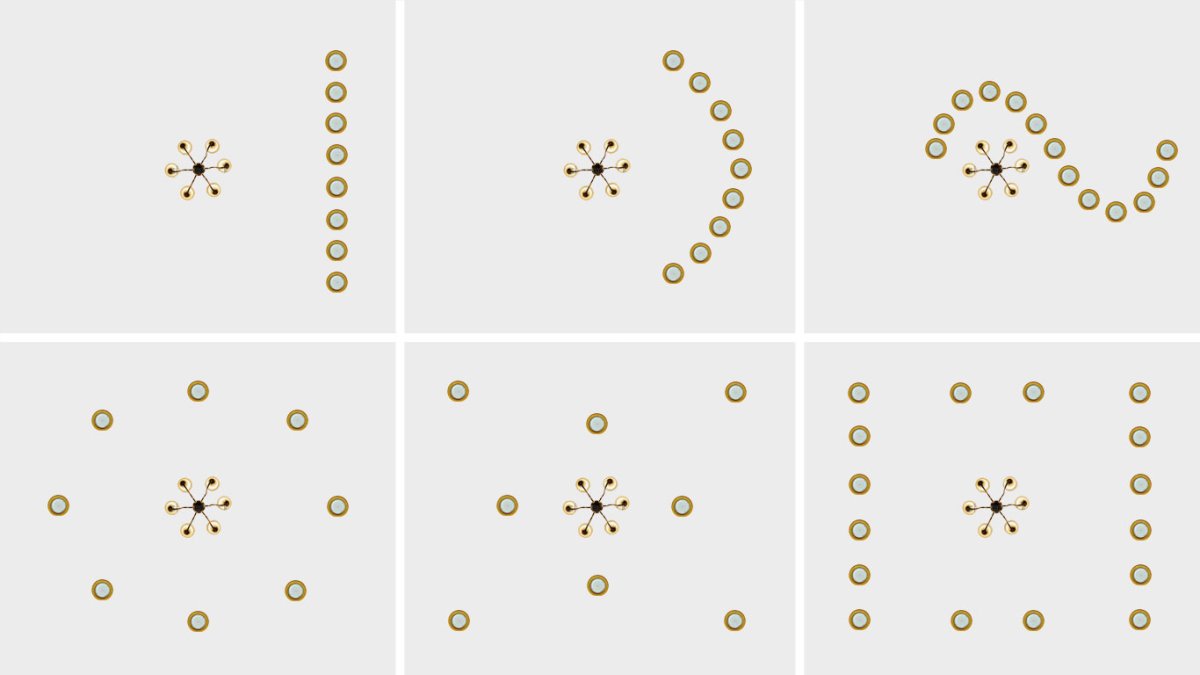 Расположение светильников на натяжном потолке в спальне