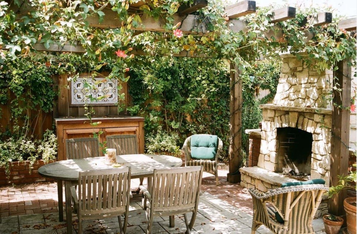 Кухня в загородном доме