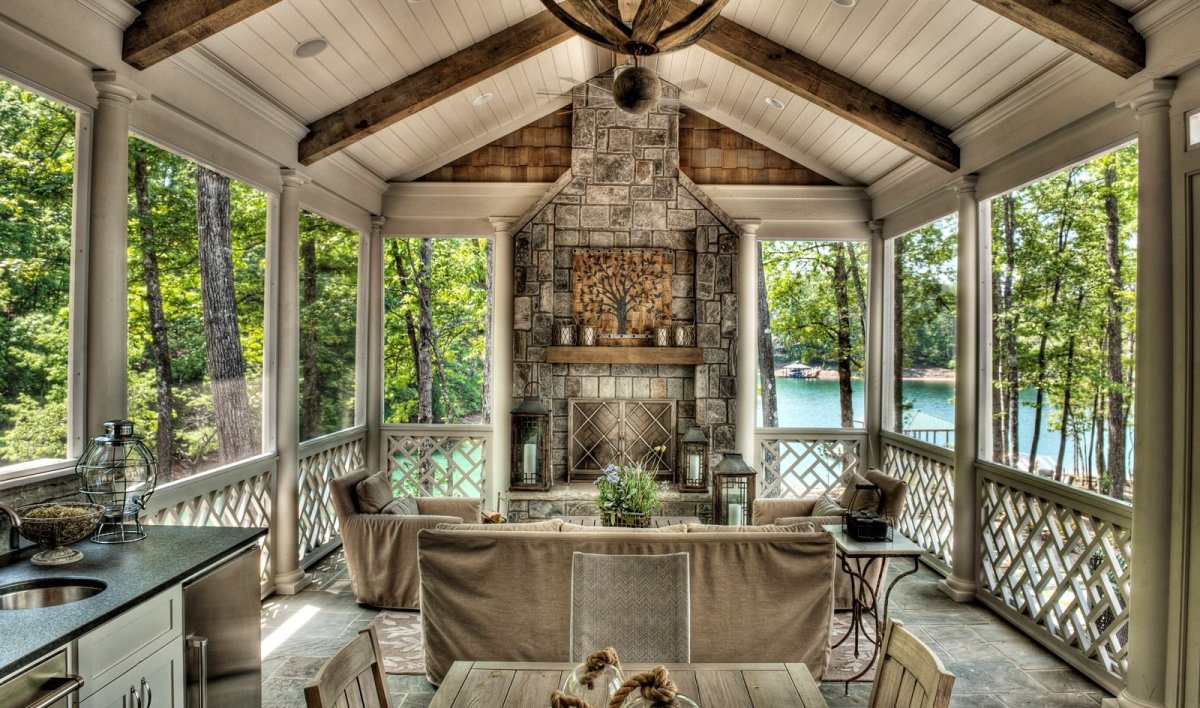 Дачная кухня в стиле Прованс