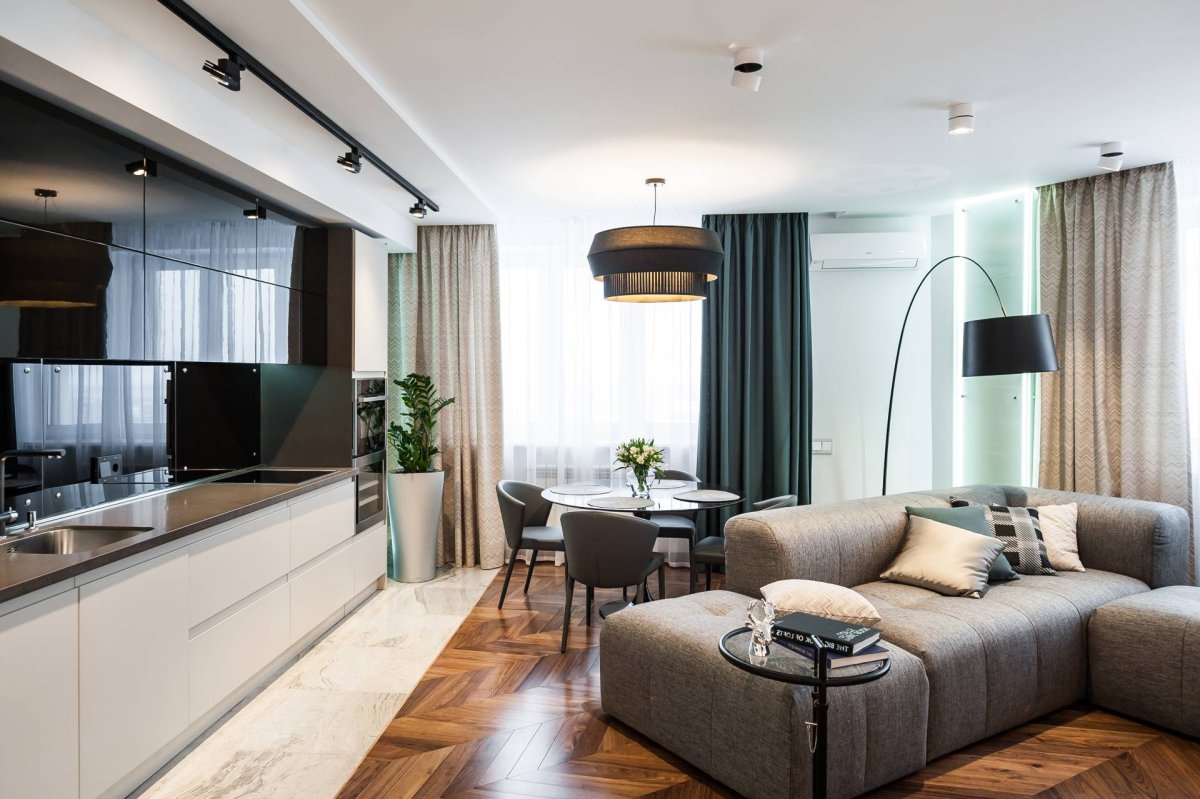 Современный дизайн квартиры двухкомнатной