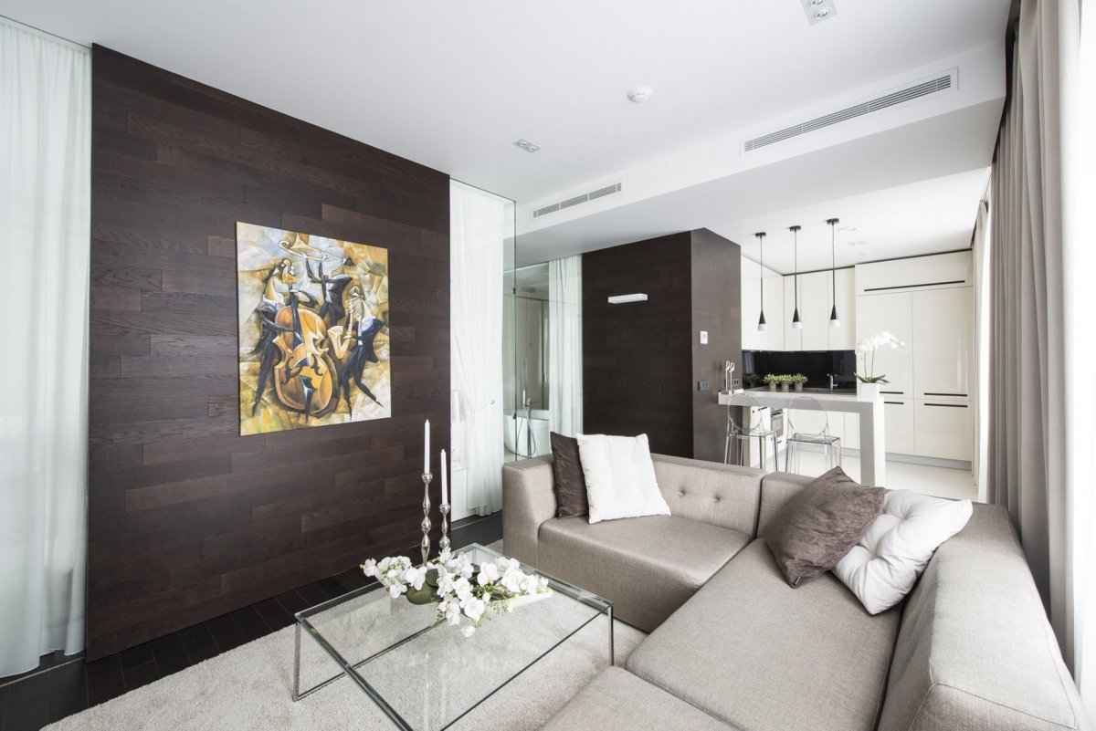 Квартира студия в современном стиле