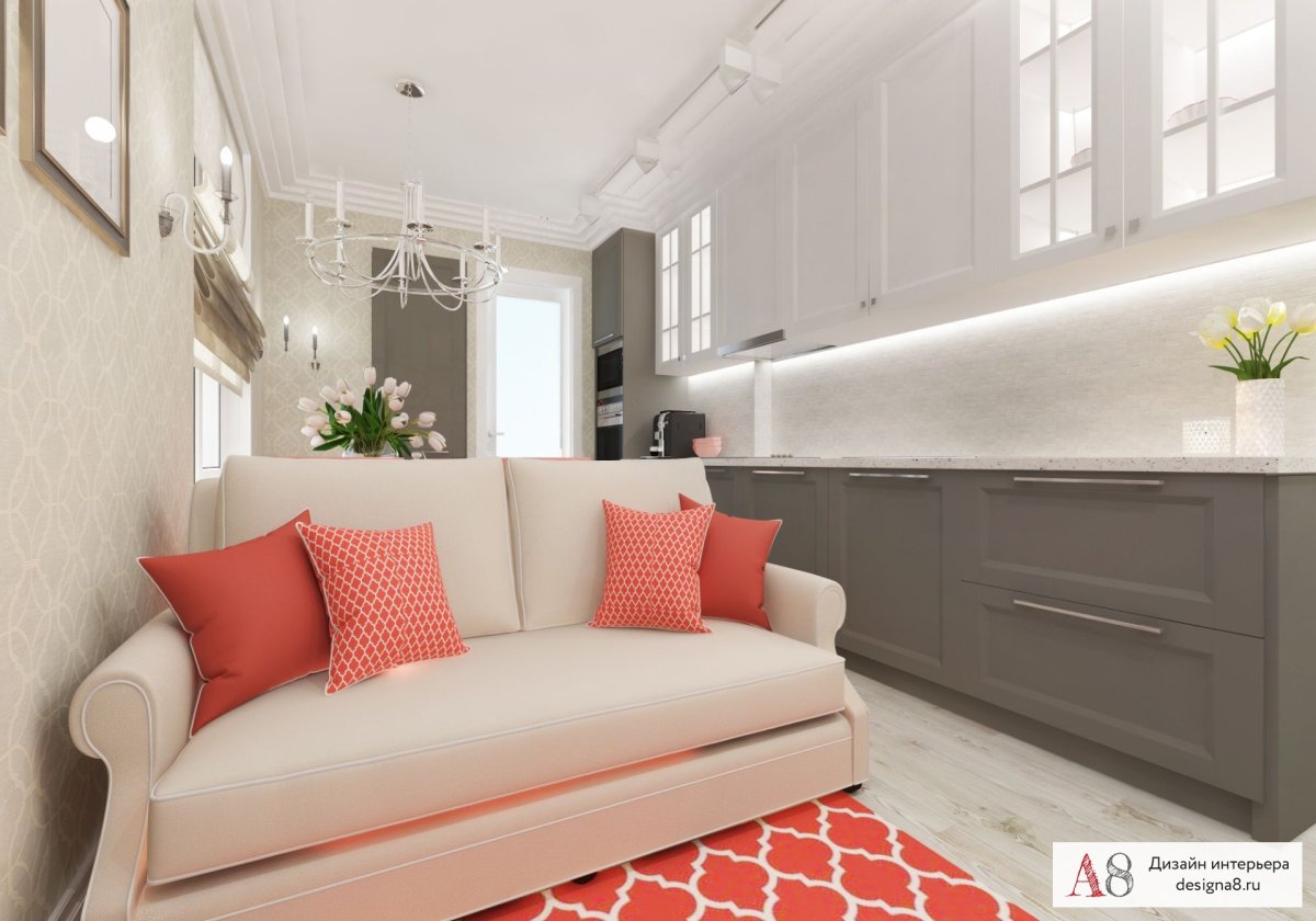 Интерьер двузкомнатнвй квартир