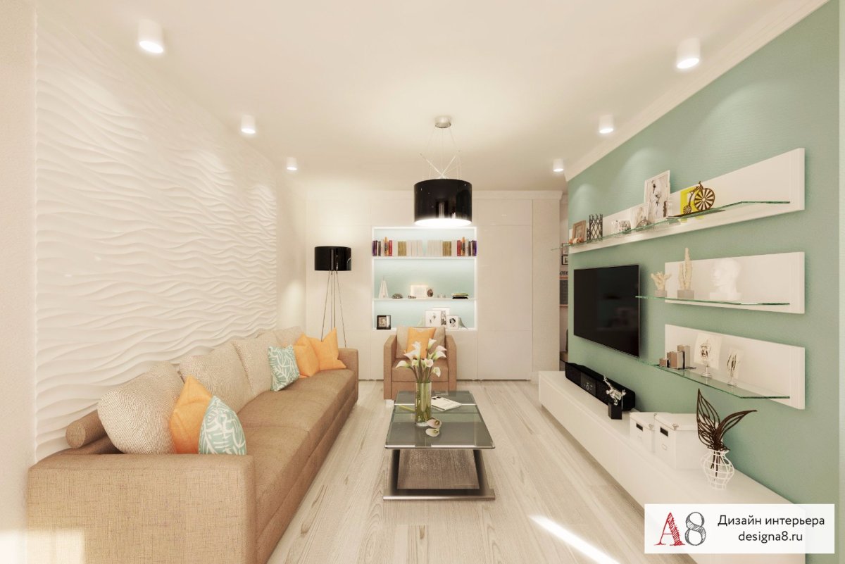 Интерьер квартиры 67 кв.м