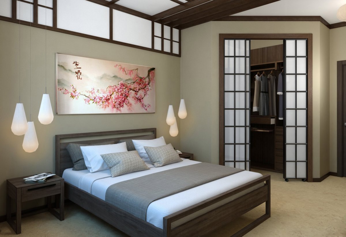Спальня в китайском стиле