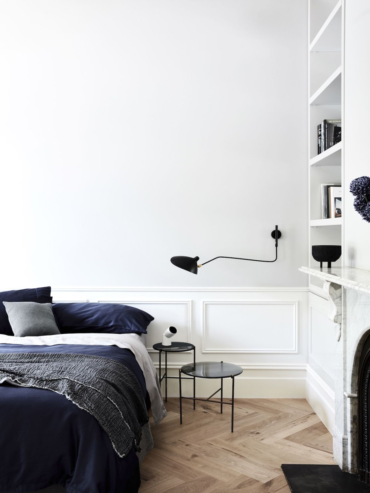 Спальня в стиле Japandi