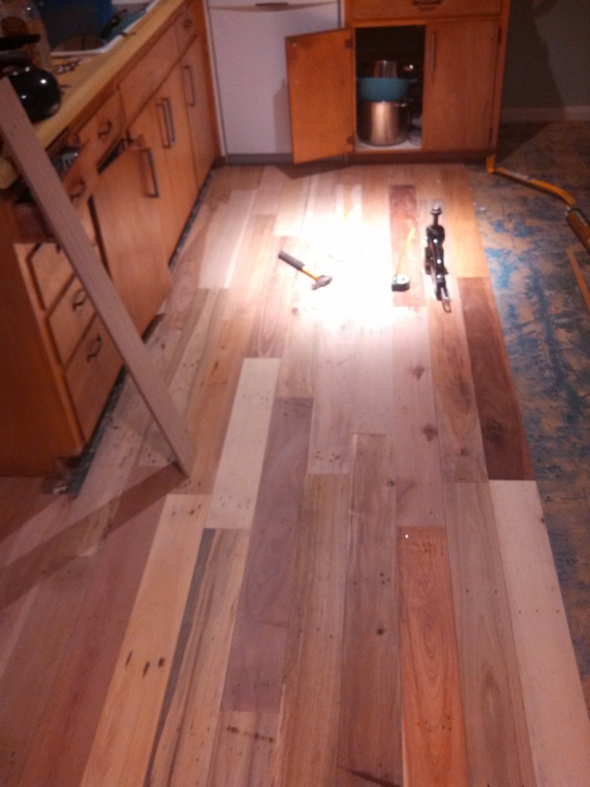 Полы из деревянных щитов