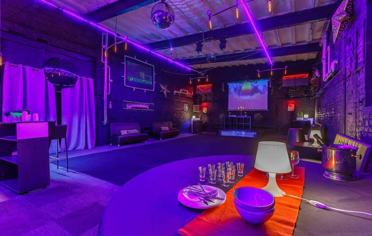 Интерьер в стиле диско